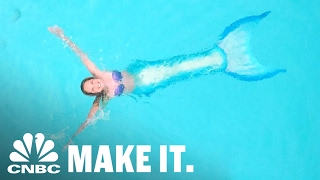 Professional Mermaid Rides A Wave Of Profits | Strange Success | CNBC Make It.