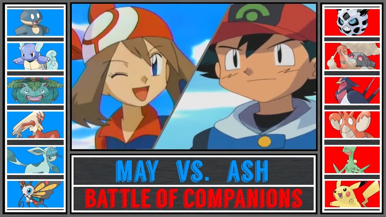 Ash Vs May Pokémon Sunmoon Battle Of Companions