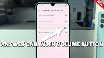 Galaxy A16 5G: How to Answer Phone with Volume Button