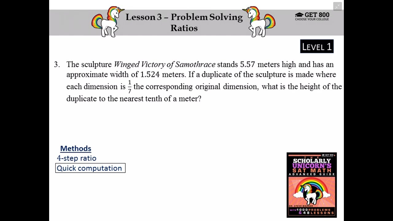 SAT Math - Scholarly Unicorn - Lesson 3, Question 3