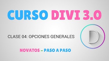 Curso de DIVI 3.0 - #4: Opciones de tema - Generales