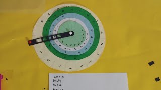 Easy Word Wheel Game for Kids #DIYlearningtoy screenshot 4