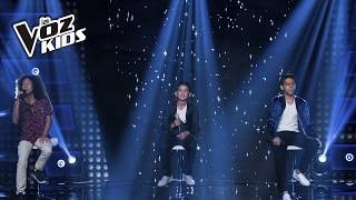 Video thumbnail of "Juan Carlos, Luis Mario y Diego cantan Lo Mejor Que Hay En Mi Vida | La Voz Kids Colombia 2018"