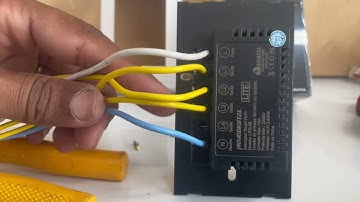 Como instalar interruptor inteligente com 3 seções.