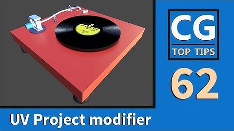 UV Project Modifier in Blender