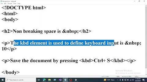 what is   in html/css