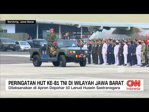 HUT Ke-81 TNI di Jawa Barat Dipusatkan di Lanud Husein Sastranegara