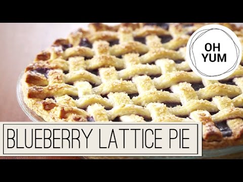 Blueberry Lattice Pie | Oh Yum With Anna Olson