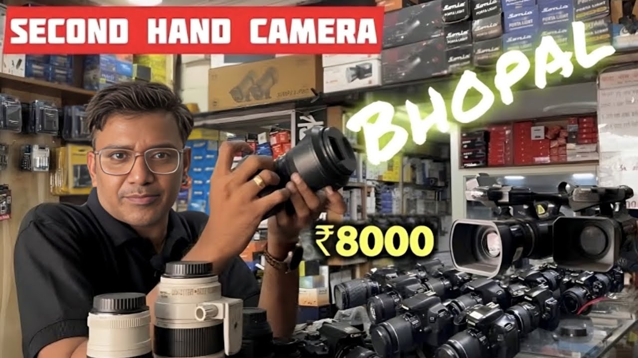 DSLR Camera 8000/- | Cheapest Camera Market In Bhopal | Ghora Nakkas Camera Market In Bhopal 2024