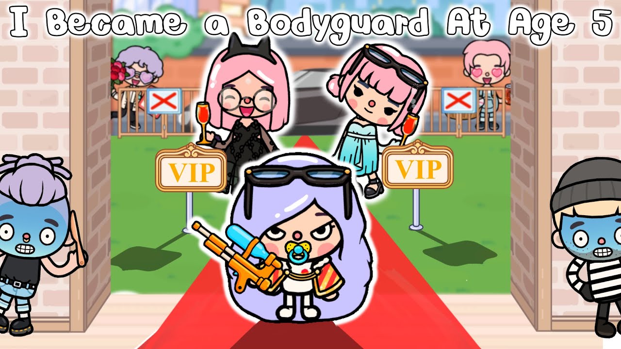 I Became a Bodyguard At Age 5 👧🏻✨Toca Life Story | Toca Boca