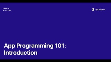 App Programming 101 with AppGyver — Introduction