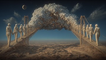 Beyond the Bridge of Consciousness | AI Art Surrealism