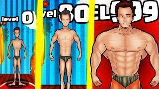 IS THIS THE STRONGEST HIGHEST LEVEL BODYBUILDER EVOLUTION? (9999+ MAX LEVEL) l Make Your Bodybuilder screenshot 4