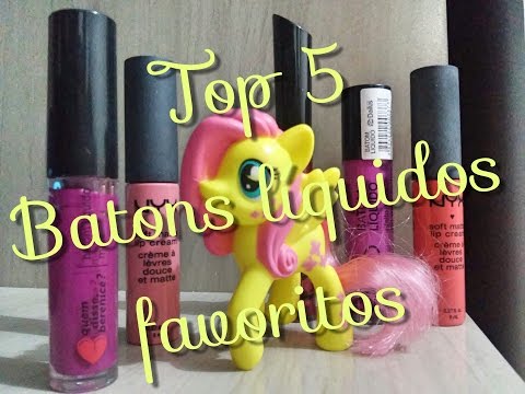 TOP 5 : Batons líquidos favoritos   ♥  Ane Ribero