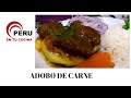 Como hacer adobo de carne peruano comida peruana recetas de adobo de carne  Peru en tu cocina