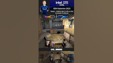 floppy - 4 M4A4 kills (3 HS) on the bombsite B defense (Outsiders vs Complexity) - IEM Katowice 2023