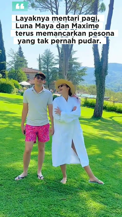 Luna Maya & Maxime Are Shining Even More #lunamaya