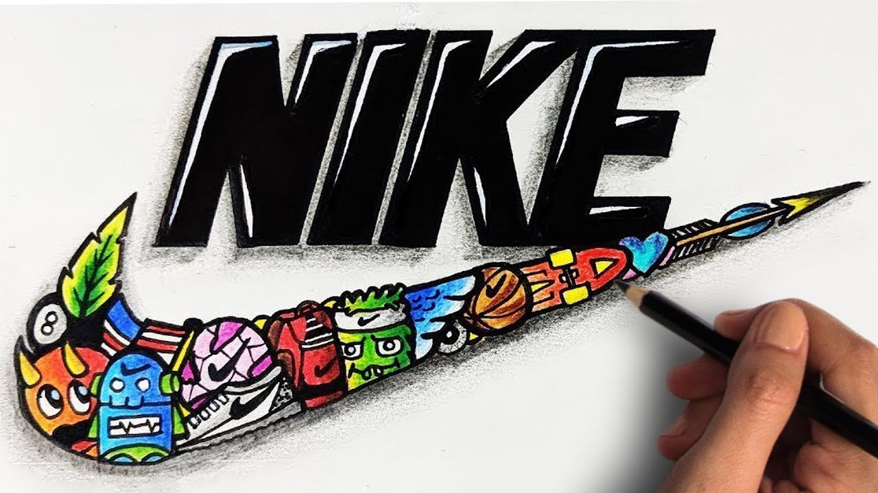 How to doodle NIKE Logo Vexx ZHC 