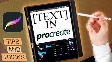 Add Text in Procreate - update 4.3