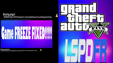 LSPDFR GAME FREEZE.