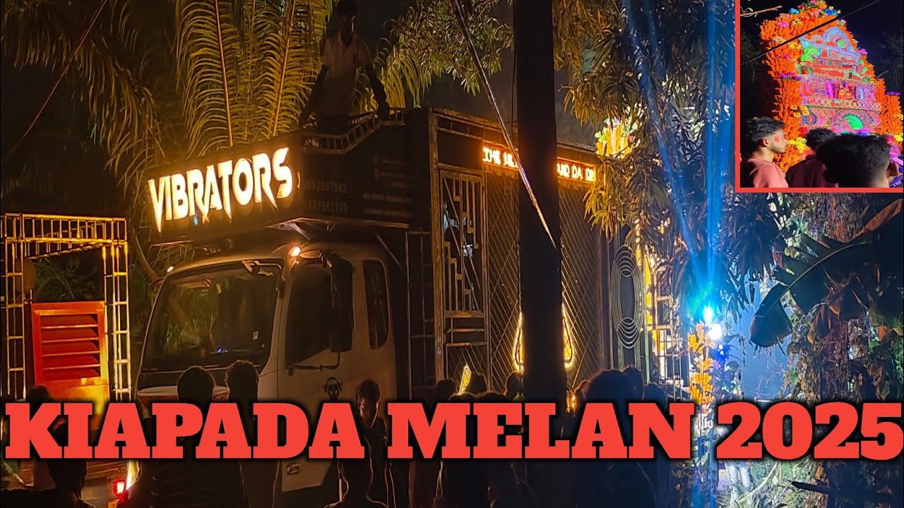 DJ TANMAY VIBRATORS NEW SETUP KIAPADA  MELAN ROAD SHOW 2025 DJ RISHI