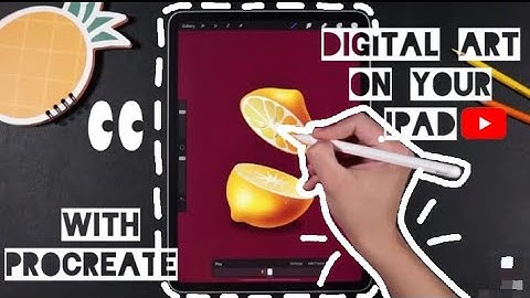 Watch me Draw a *REALISTIC* Lemon with Procreate!
