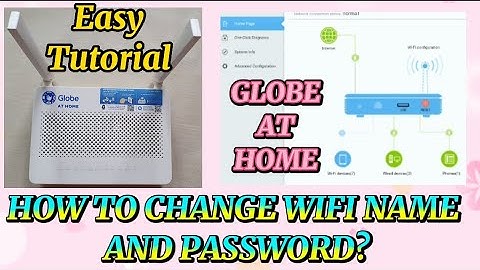 GLOBE AT HOME |HOW TO CHANGE WIFI NAME AND PASSWORD |Easy Tutorial |Leemhia #changepassword #globe
