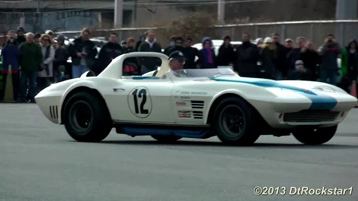 ORIGINAL 1963 Corvette Grand Sport Driving @ Simeo...