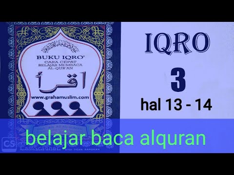 Iqro 3 Halaman 13 14 Youtube Iqro 3 Halaman 13 14 Youtube