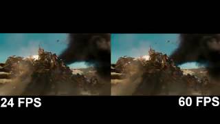 Transformers devastator 24fps vs 60fps comparison
