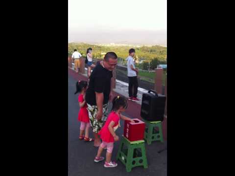 2014.06.21攝於嘉義仁義潭。嘉義市街頭藝人張愛民口琴演奏。曲目：童年