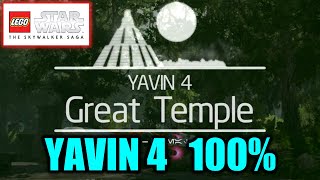 Yavin 4 - Space & Great Temple 100% - All Collectibles - Lego Star Wars The  Skywalker Saga - YouTube