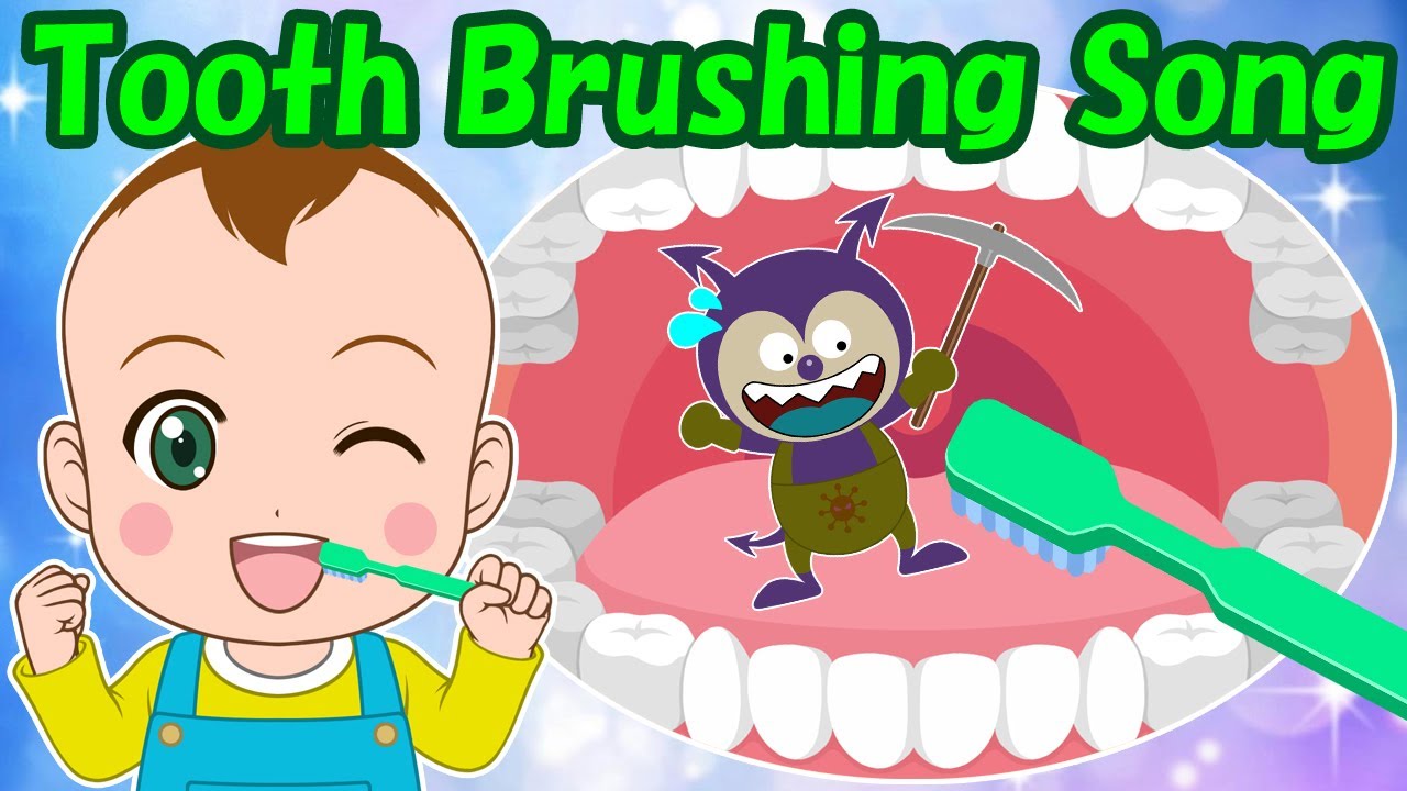 【Tooth Brushing Song】Educational videos Nursery Rhymes Kids Songs