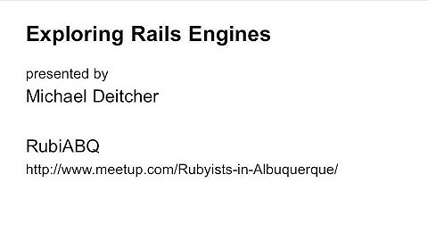 RubiABQ - Rails Engines