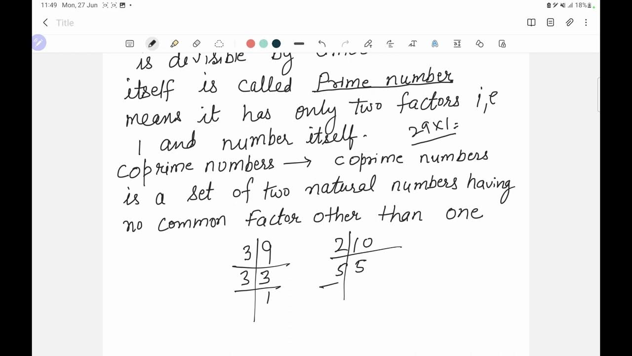Prime Numbers, Coprime Numbers, Twin Primes, Prime Triplets And