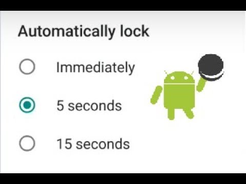 How to change screen sleep and screen lock timeout on Android Oreo 8.0 phones hqdefault