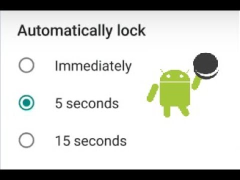 How to change screen sleep and screen lock timeout on Android Oreo 8.0 phones