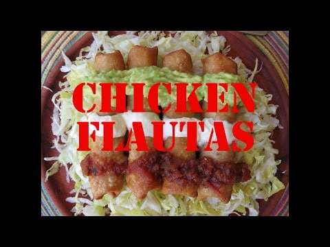 Easy Chicken Flautas with Chipotles - The Frugal Chef