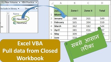 How to Get Data From Closed Workbook in Excel VBA