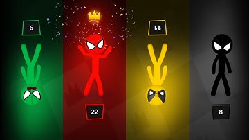 Stickman Party - Gameplay Random Funny MiniGames, 1 2 3 4 Plyer New Update - ShiftGameplay part 74