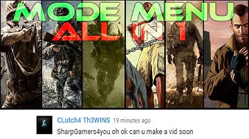 The BEST MULTI Mod Menus ALL IN ONE! (Cod 4, MW2, WaW, Bo, GTA V, GTA IV)