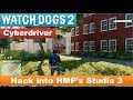 Watch dogs 2  easiest way to hack into hmps studio 3  cyberdriver written commentary