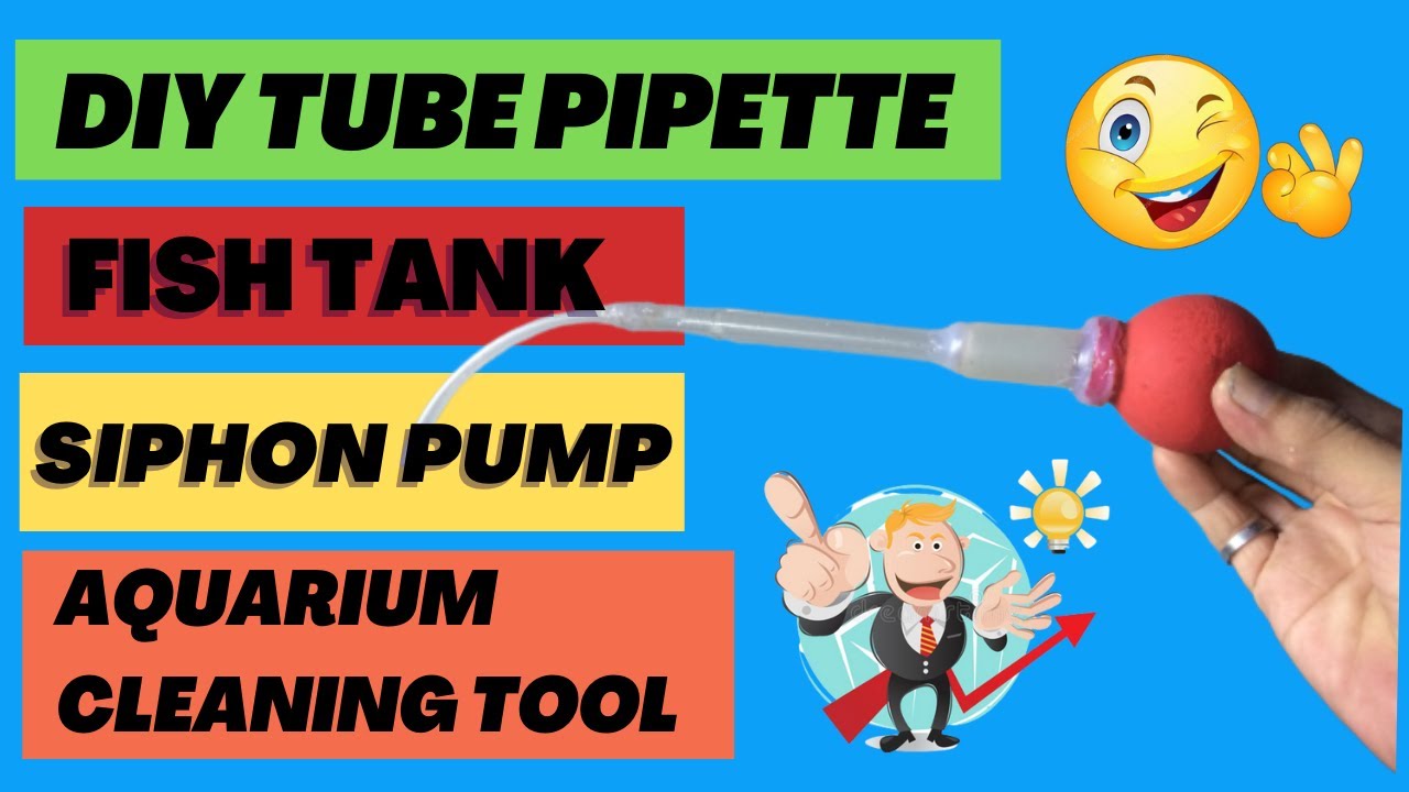 DIY Tube Pipette Fish Tank Siphon Pump (Aquarium Cleaning Tool)