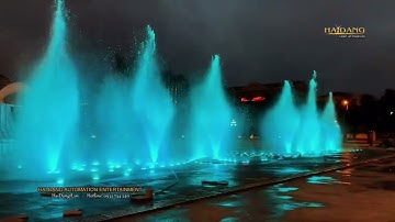 Mẫu sân phun nước âm sàn làm khu vui chơi trẻ em, quảng trường, công viên nhạc nước sàn khô thiết kế