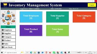 Inventory Management project demo