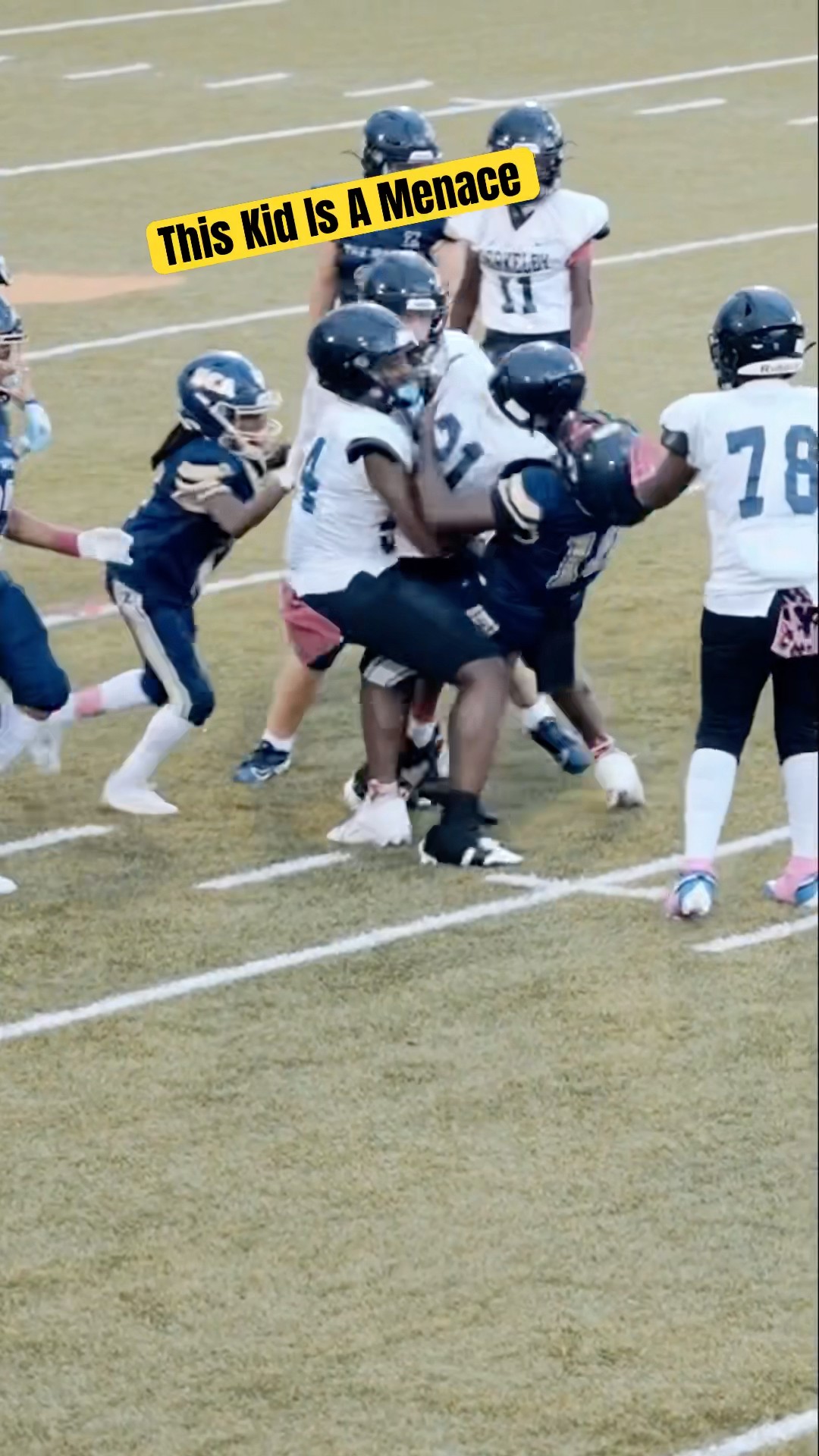 Did He Just Try To Slam Him On His Head ?? #Football #menace #crazy