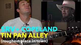 Guitar Teacher REACTS: Stevie Ray Vaughan  Tin Pan Alley (with Johnny Copeland) | LIVE 4K