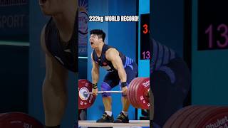 First ever world record in the 102kg category! #olympicweightlifting