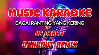 BAGAI RANTING YANG KERING ~ KARAOKE DANGDUT REMIX ~ IIS DAHLIA