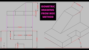 Isometric drawing -1 by using box method